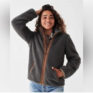 Faherty Ashbury High Pile Fleece Recycled Polyester Jacket